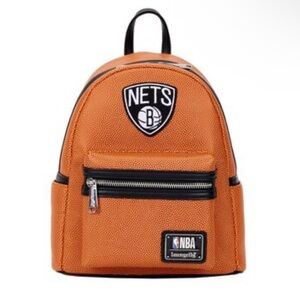Loungefly | NBA Brooklyn Nets Basketball Logo Mini Backpack